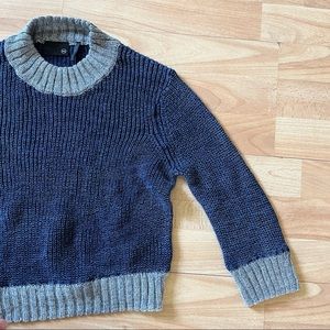 AG Adriano Goldschmeid indigo capsule collection knit sweater size small S
